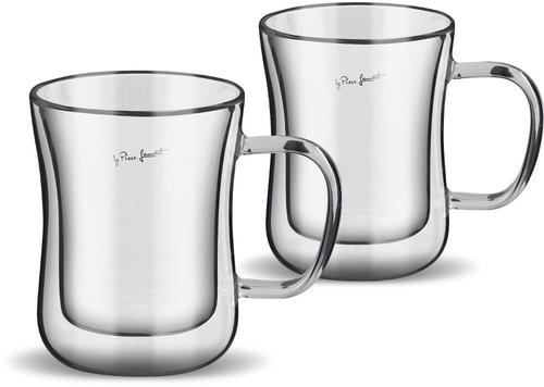 LAMART LT9033 SET 2PCS LATTE 400ML VASO - Thermo-Glass - Main image