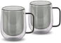 Lamart termosklenice Vaso LT9123 Set 2 tea 250 ml, 2 ks, černý - Sklenice