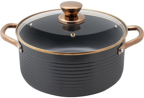 Lamart ORRO LT1241 Kasserolle mit Deckel 24 cm - Großer Kochtopf - Hauptbild