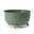 47 cm, bowl on legs, green