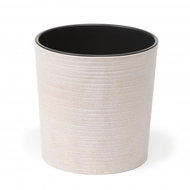 LAMELA Květináč MALWA ECO DLUTO - vroubek, průměr 19 cm, výška 19.5cm, bílý - Květináč