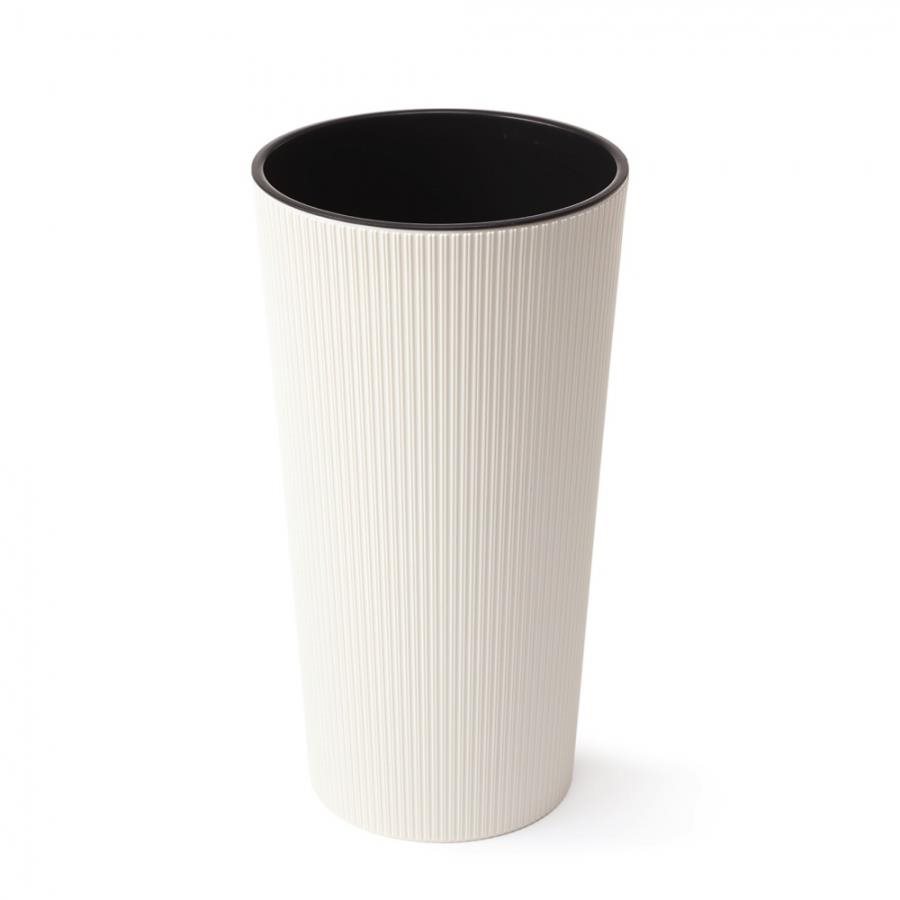 LAMELA LILIA JUMPER magas virágcserép, 30 cm átmérő, 57 cm magas, krémszín