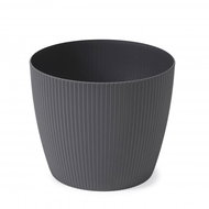 LAMELA Květináč MAGNOLIA ECO JUMPER, průměr 22cm, výška 17,7cm, antracit - Květináč