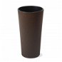 LAMELA LILIA ECO COFFE JUMPER virágcserép - csík, 25,5 cm átmérőjű, 46,6 cm magas, espresso - Virágcserép