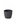 Flowerpot MAGNOLIA JERSEY, diameter 26cm, height 22cm, anthracite