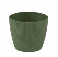 LAMELA Květináč MAGNOLIA ECO WOOD JUMPER, průměr 14 cm, zelený - Flower Pot