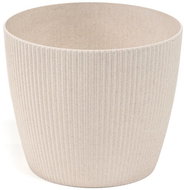 LAMELA Květináč MAGNOLIA ECO JUMPER, průměr 22 cm, bílý - Flower Pot