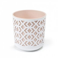 LAMELA Květináč AZTEK, půměr 19,5 cm, béžový - Flower Pot
