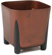Lamela Flowerpot FRIDA 36 cm, square, copper - Flower Pot