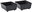 Decor black concrete, set of 2