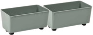Lamela Flower bowl SAGA 37 × 17 cm, grey-green, set of 2 - Flower Pot