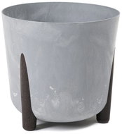 Lamela Flowerpot FRIDA diameter 34 cm, concrete-grey effect - Flower Pot