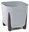 Planter FRIDA 29 cm, ECO, square, grey concrete effect