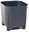 Flowerpot FRIDA 29 cm, ECO, square, anthracite