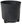 Flowerpot FRIDA diameter 30 cm, concrete-black effect