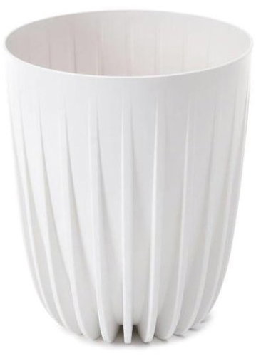 Lamela Flowerpot MIRA diameter 30 cm, white - Flower Pot - Main image