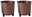 Copper, set of 2