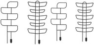 Slat Plant support UH 45 cm, geometric shapes, 4 pcs - Plant Support