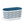 AZTEK, 40 x 19.5 cm, height 20.5 cm, ocean/white