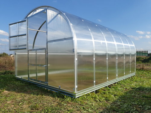 LANITPLAST Greenhouse LUCIUS, steel, 800 x 300 x 200cm Main image LANITPLAST Greenhouse LUCIUS, steel, 800 x 300 x 200cm - Greenhouse - Main image