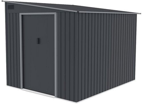 LANIT PLAST Garden house Wandhaus 78, anthracite - Garden Shed - Main image