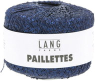 LANG YARNS Paillettes Sequin Yarn, 25g, Blue - Yarn