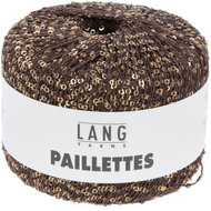 LANG YARNS Paillettes Sequin Yarn, 25g, Brown - Yarn