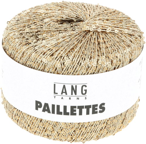 LANG YARNS Paillettes Sequin Yarn, 25g, Beige - Yarn - Main image