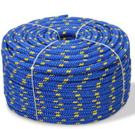 SHUMEE Námořní lodní lano, polypropylen, 8 mm, 100 m, modrá - Rope