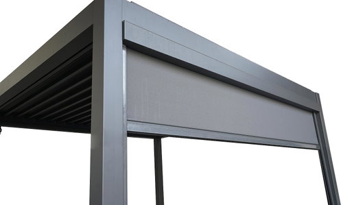 LANIT PLAST side net roller blind 3 m for pergola BIOCLIMATIC PREMIUM - Pergola Privacy Panel - Main image
