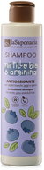 LASAPONARIA Antioxidant shampoo for grey hair with BIO blueberry and arginine 200 ml - Shampoo