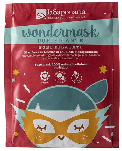 laSaponaria Čisticí pleťová maska Wondermask BIO 10 ml - Face Mask - Main image