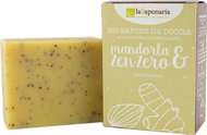 LASAPONARIA Tuhé olivové mýdlo Bio Mandle a zázvor 100 g - Bar Soap