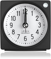 LAVVU Rádiem řízený budík s funkcí Stop Second Hand, černý - Alarm Clock