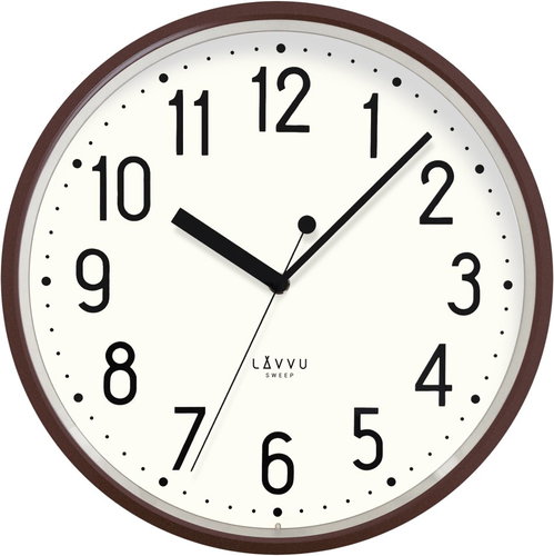 LAVVU Pastels Sweep brown - Wall Clock - Main image