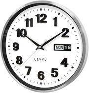 LAVVU Date Metal Metal Clock with Date Display - Wall Clock