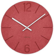 LAVVU Natur red - Wall Clock