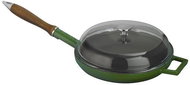 LAVA Metal Cast iron pan with lid, green 28 cm - Pan