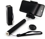 Xlayer Selfie-Stick + Powerbank 2600 mAh fekete - Szelfibot