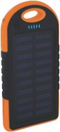 XLAYER Powerbank PLUS Outdoor Solar 4 000 mAh čierny/oranžový - Powerbank