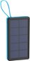 XLAYER Powerbank PLUS Solar 10000mAh black / blue - Power Bank