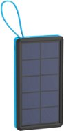 XLAYER Powerbank PLUS Solar 10000mAh schwarz/blau - Powerbank