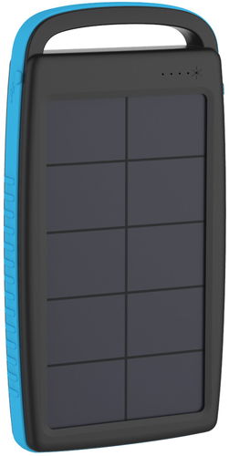 XLAYER Powerbank PLUS Solar 20000mAh černá/modrá - Powerbanka - Hlavní obrázek
