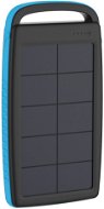 XLAYER Powerbank PLUS Solar 20000mAh schwarz/blau - Powerbank