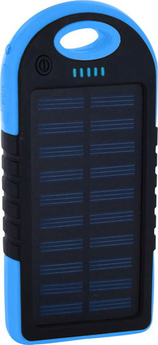 XLAYER Powerbank PLUS Solar 4000mAh černá/modrá - Powerbanka - Hlavní obrázek