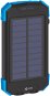 XLAYER Powerbank PLUS Solar QI Wireless 10000mAh, Black / Blue - Power Bank