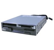 FDD YEONG YANG INF-71 3.5"/ 1.44 MB, černá (black), interní se čtečkou 7v1 přes USB2.0 - Floppy Disk Drive