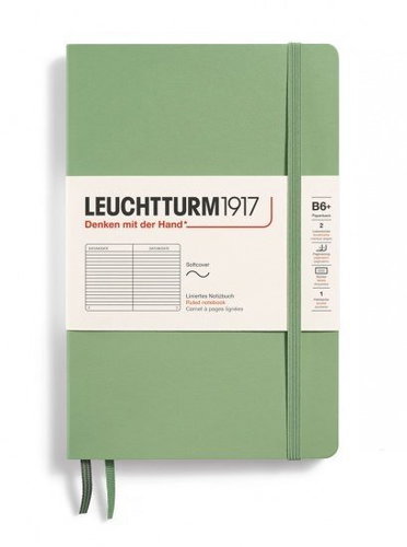 LEUCHTTURM1917 Sage Softcover B6+ linkovaný - Journal - Main image