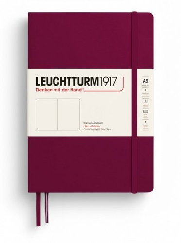 LEUCHTTURM1917 Port Red Medium A5 čistý - Journal - Main image