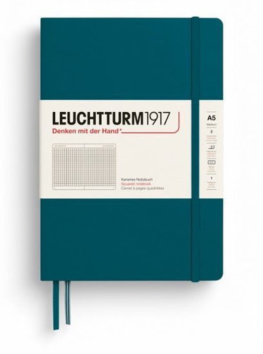 LEUCHTTURM1917 Pacific Green Medium A5 čtverečkovaný - Journal - Main image